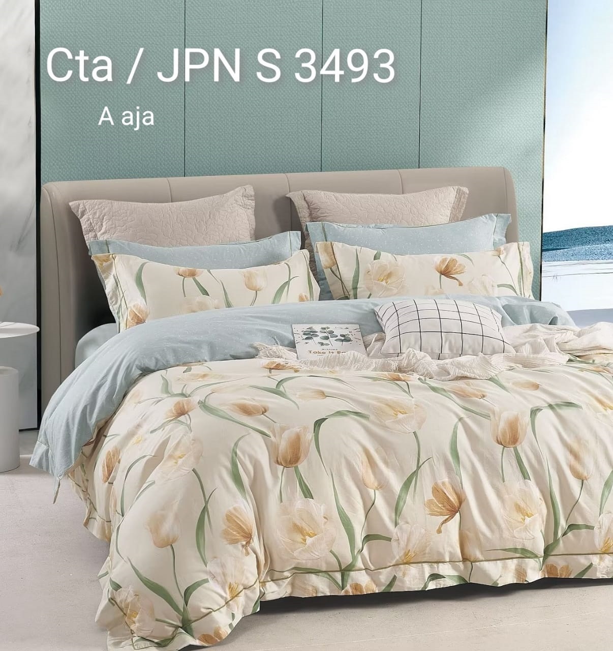 Motif blossom bunga